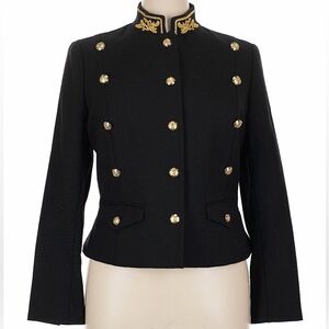 Ralph Lauren Black Blazer with Gold Accents